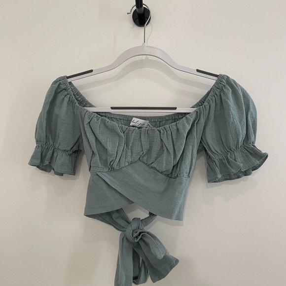 PETAL & PUP Sacchi Top Sage US 2 - Picture 4 of 5